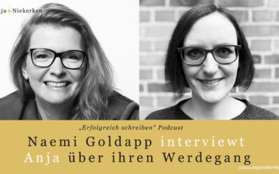 Naemi Goldapp interviewt Anja übers Schreiben und ihren Werdegang